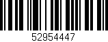 Código de barras (EAN, GTIN, SKU, ISBN): '52954447'