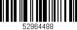 Código de barras (EAN, GTIN, SKU, ISBN): '52964488'