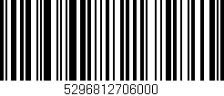Código de barras (EAN, GTIN, SKU, ISBN): '5296812706000'
