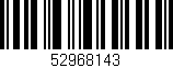 Código de barras (EAN, GTIN, SKU, ISBN): '52968143'