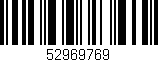 Código de barras (EAN, GTIN, SKU, ISBN): '52969769'
