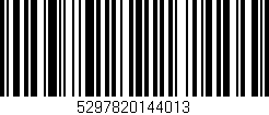 Código de barras (EAN, GTIN, SKU, ISBN): '5297820144013'