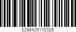 Código de barras (EAN, GTIN, SKU, ISBN): '5298429170328'