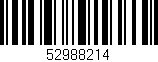 Código de barras (EAN, GTIN, SKU, ISBN): '52988214'