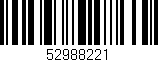Código de barras (EAN, GTIN, SKU, ISBN): '52988221'