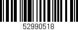 Código de barras (EAN, GTIN, SKU, ISBN): '52990518'