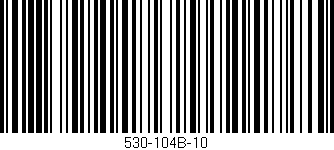Código de barras (EAN, GTIN, SKU, ISBN): '530-104B-10'