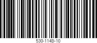 Código de barras (EAN, GTIN, SKU, ISBN): '530-114B-10'