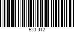 Código de barras (EAN, GTIN, SKU, ISBN): '530-312'