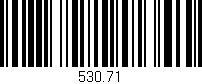 Código de barras (EAN, GTIN, SKU, ISBN): '530.71'