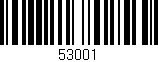 Código de barras (EAN, GTIN, SKU, ISBN): '53001'