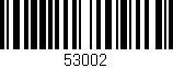 Código de barras (EAN, GTIN, SKU, ISBN): '53002'