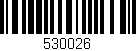 Código de barras (EAN, GTIN, SKU, ISBN): '530026'