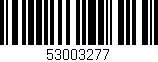 Código de barras (EAN, GTIN, SKU, ISBN): '53003277'