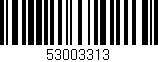 Código de barras (EAN, GTIN, SKU, ISBN): '53003313'