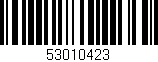 Código de barras (EAN, GTIN, SKU, ISBN): '53010423'