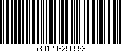 Código de barras (EAN, GTIN, SKU, ISBN): '5301298250593'