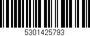 Código de barras (EAN, GTIN, SKU, ISBN): '5301425793'