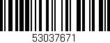Código de barras (EAN, GTIN, SKU, ISBN): '53037671'