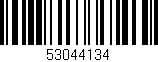 Código de barras (EAN, GTIN, SKU, ISBN): '53044134'