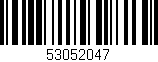 Código de barras (EAN, GTIN, SKU, ISBN): '53052047'
