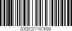 Código de barras (EAN, GTIN, SKU, ISBN): '5305207167699'