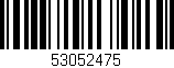 Código de barras (EAN, GTIN, SKU, ISBN): '53052475'