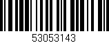Código de barras (EAN, GTIN, SKU, ISBN): '53053143'