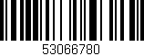 Código de barras (EAN, GTIN, SKU, ISBN): '53066780'