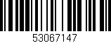 Código de barras (EAN, GTIN, SKU, ISBN): '53067147'