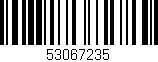 Código de barras (EAN, GTIN, SKU, ISBN): '53067235'