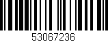 Código de barras (EAN, GTIN, SKU, ISBN): '53067236'