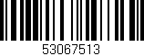 Código de barras (EAN, GTIN, SKU, ISBN): '53067513'