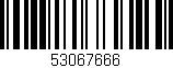 Código de barras (EAN, GTIN, SKU, ISBN): '53067666'