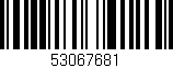 Código de barras (EAN, GTIN, SKU, ISBN): '53067681'
