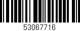 Código de barras (EAN, GTIN, SKU, ISBN): '53067716'
