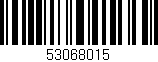 Código de barras (EAN, GTIN, SKU, ISBN): '53068015'