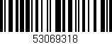 Código de barras (EAN, GTIN, SKU, ISBN): '53069318'