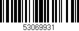 Código de barras (EAN, GTIN, SKU, ISBN): '53069931'