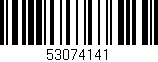 Código de barras (EAN, GTIN, SKU, ISBN): '53074141'