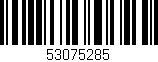 Código de barras (EAN, GTIN, SKU, ISBN): '53075285'