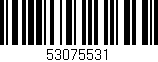Código de barras (EAN, GTIN, SKU, ISBN): '53075531'