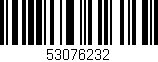 Código de barras (EAN, GTIN, SKU, ISBN): '53076232'