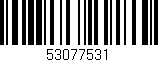 Código de barras (EAN, GTIN, SKU, ISBN): '53077531'