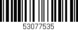 Código de barras (EAN, GTIN, SKU, ISBN): '53077535'