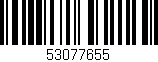 Código de barras (EAN, GTIN, SKU, ISBN): '53077655'