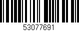 Código de barras (EAN, GTIN, SKU, ISBN): '53077691'