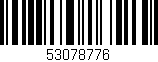 Código de barras (EAN, GTIN, SKU, ISBN): '53078776'
