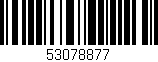 Código de barras (EAN, GTIN, SKU, ISBN): '53078877'
