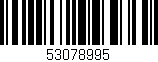 Código de barras (EAN, GTIN, SKU, ISBN): '53078995'